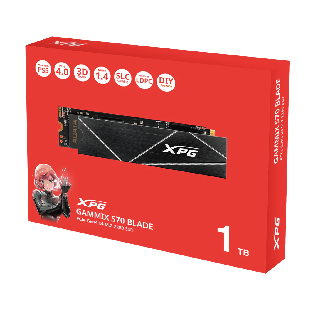 XPG GAMMIX 1TB S70 Blade M.2 SSD